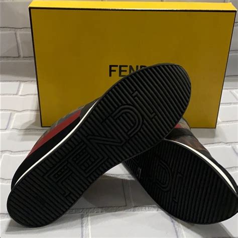 fendi zucca mesh sneakers|Fendi zucca size 9 shoes.